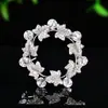 Broche de Flor de Circonia Multicolor, Chapado en Oro con Incrustaciones de Diamantes para Chaqueta de Traje de Mujer, Pin Elegante y Versátil