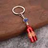 Llavero de Coche Modificado Llavero de Botella de Nitrógeno Nos para Coche Modificado Llavero Decorativo de Botella de Gas Nos