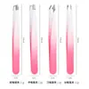 Pinzas para Cejas Pintadas con Spray Transfronterizas Juego de 4 Piezas Acero Inoxidable Pinzas Planas para Depilar Barba Herramienta para Recortar Cejas Pinzas Oblicuas para Cejas Venta al por Mayor