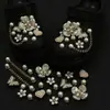 Accesorios para zapatos de zueco de ballet con mariposa de diamantes brillantes INS, hebilla de zapato universal desmontable hecha a mano de vidrio con strass blanco DIY