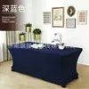 Funda elástica para mesa de comercio exterior de 4 pies y 6 pies, funda para mesa de cóctel, funda para mesa rectangular para conferencias, bodas y banquetes, funda elástica para mesa