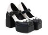 Nuevos zapatos de encaje tallado a juego de color con punta cuadrada para Primavera y Otoño, zapatos de una sola suela, tacones altos de plataforma gruesa 40-43 zapatos de comercio exterior