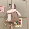 Mini Mochila Infantil Otoño e Invierno Niñas 2024 Nuevo Dibujo Animado Conejito Casual Linda Ligera Pequeña Mochila
