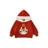 Roupa de Ano Novo do Dragão da Sorte para Meninas Wulibu Moletom com Capuz de Lã 2026 Inverno Novo Top Quente Infantil
