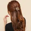 Pinza para el Cabello de Perla Nueva de Alta Gama para Celebridades de Internet Pinza para el Cabello de Mujer Pinza Pequeña de Agarre para Recoger la Mitad del Cabello en la Parte Posterior de la Cabeza Accesorios para el Cabello