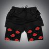 Pantalones cortos de playa de doble capa con estampado digital 3D de la serie Longzhu. Suministro caliente del comercio electrónico transfronterizo de Amazon.