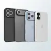 Funda magnética translúcida ultra delgada para Apple 17 Pro Max, funda mate estilo metal desnudo 17 Air Spot