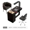 Mesa y Silla Multifuncionales para Manicura Set Precio Especial Económico Individual y Doble Lujo Ligero Mesa de Manicura Celebridad de Internet Estilo Crema Mármol
