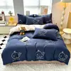Juego de Ropa de Cama de Cuatro Piezas 2026 Estilo Nuevo Sábana, Funda de Colcha, Funda de Edredón, Universal para Todas las Estaciones, Juego de Tres Piezas para Dormitorio Estudiantil 4