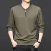 Moletom Masculino Primavera Outono Inverno Manga Longa Camiseta Meio Zíper Gola Alta Solto Casual Esportivo Top Forrado com Lã Tamanho Plus