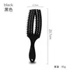 Nuevo peine de seis púas peine de costillas huecas peine curvo peine especial para el cabello de niñas peine de masaje al por mayor