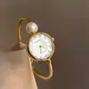 Sunlifex Popular Más Vendido de Alta Gama Reloj Pulsera de Perlas Reloj de Alta Gama para Mujer Nicho Simple y Exquisito Reloj
