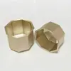Lata de Chá Hexagonal Lata de Alumínio Lata de Chá Pequena Lata de Chá Criativa Portátil Pequena Lata de Chá Chá a Granel Alimentos para Chá tamanho pequeno Produtos de Lata de Chá