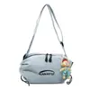 Bolso cruzado ligero al por mayor transfronterizo para mujer, nuevo estilo coreano de nailon resistente al agua, bolso de hombro pequeño con cordón, bolsa para deportes y ocio