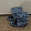 Botines cortos de diseño para mujer 2026, estilo plisado de ballet, pierna ancha, acabado desgastado, estilo nuevo de nicho, con lazo, punta cuadrada, hechos a mano, botas geniales