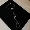 Pulsera extensible de circón gota de agua, estilo nicho, lujo ligero, sensación de alta gama, diseño simple y versátil para el uso diario