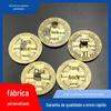 Latão sólido cinco imperador dinheiro antigo cobre carro chaveiro pingente couro bagagem pendurado ornamentos rede vermelho jóias atacado