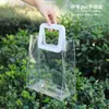 Caixa de Embalagem de Girassol Ins para o Dia do Professor 2025 Bolsa Transparente Caixa de Presente para Biscoitos e Bolos Saco de Presente para Companheiros