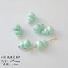 Color de helado calabaza larga cerámica cuentas sueltas cadena para teléfono móvil con cuentas collar accesorios paquete de material DIY