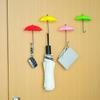 Gancho gancho paraguas pequeño niña linda corazón diseño de habitación decoraciones de dormitorio objetos pequeños para el hogar tridimensionales almacenamiento