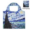 Bolsa de Protección Ambiental Explosiva Transfronteriza Serie de Pinturas Famosas Van Gogh Estrella Bolsa de Compras Plegable de Dibujos Animados Bolsa de Almacenamiento Portátil