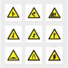 Señal LED triangular de matriz de puntos para carreteras nacionales y provinciales, personalizada, señal de advertencia autoluminosa solar