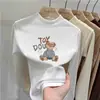 Nueva colección de otoño e invierno: Camiseta base de cuello alto para niñas, top infantil simple y versátil, camiseta de terciopelo alemán de manga larga para niñas pequeñas