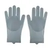 Guantes de Silicona para Lavar Platos Extra Largos y Engrosados para Tareas del Hogar, Limpieza de Cocina, Duraderos, Impermeables, Lavandería, Lavado de Platos y Artefacto para Lavar Platos