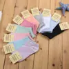 Calcetines de barco para mujer hechos en casa color caramelo calcetines para mujer calcetines de algodón para mujer calcetines bajos al por mayor