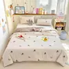 Algodón lavado con agua Clase A doble capa hilo arrugado de dibujos animados colcha fresca de verano individual y doble lavable a máquina lavado al agua aire acondicionado colcha de regalo venta al por mayor
