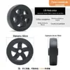 Em estoque acessório de roda para mala de viagem mala de rodinhas roda única silenciosa mala de viagem aro universal roda de reposição resistente ao desgaste