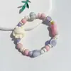 Pulsera de Cerámica Jingdezhen Nueva Pulsera de Cerámica Estilo Chino Joyería Hecha a Mano Cuerda Estilo Tíbet Puesto de Pulseras Jingdezhen