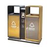 Cubos de Basura de Acero Inoxidable para Exteriores Galvanizados Contenedores de Clasificación de Basura para Calles de la Comunidad Venta Directa de Fábrica Máxima Reciclable