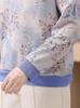 Fábrica Directa Moda para Madres de Mediana Edad y Mayores Blusas Finas Suéteres de Otoño e Invierno para Mujer Camisetas Básicas Prendas de Punto Elegantes con Cuello