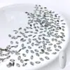 Arte de Unha Hot da Internet Mini tamanho pequeno Fundo Plano Broca em Forma de Zircônia Micro Zircônio Branco Super Brilhante Decoração de Unha