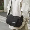 Bolsa Mensageiro Nylon Transfronteiriça Preguiçosa Mochila Transversal Moda Casual Esportiva Masculina Bolsa de Ombro Estudante Versão Coreana Tendência Masculina