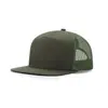 Gorra de béisbol de siete piezas con visera plana y parte superior rígida de estilo hip hop, para hombres y mujeres, de malla transpirable, con visera plana y lengüeta, para primavera y verano, a prueba de sol.