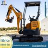 Fabricante de escavadeiras de alto desempenho Ht22 Escavadeira agrícola sobre esteiras 2.2t Escavadeira sem cauda