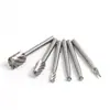 Set de 6 piezas de limas rotatorias pequeñas de acero de alta velocidad para carpintería, cabezales de lijado, herramienta eléctrica para pulir y recortar para carpintería DIY