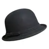 Rongmei 2026 Nuevo Sombrero Clásico Hepburn Transfronterizo con Ala Curva, Sombrero de Mezcla de Seda y Lana, Elegante Sombrero de Estilo Francés