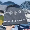Gorro de Punto Pequeño Retro de Retazos Nuevo Otoño e Invierno 2025 Coreano al por Mayor Gorro de Lana Cálido Versátil Gorro para el Frío