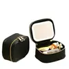 Bolsa de Maquillaje Portátil Led Personalizada con Espejo, Mini Bolsa de Maquillaje de Viaje, Bolsa de Maquillaje de Belleza Impermeable de Almacenamiento de PU