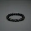 Apenas você Qingshan novo estilo chinês pulseira Wenwan feminina contas de Buda pedra de grão cinza pulseira Zen design de personalidade feminina acessórios de pulseira
