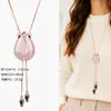 Cadena para Suéter de Collar Largo Geométrico, Accesorio de Lujo de Alta Gama, Versátil y de Moda, Colgante de Perla para Otoño e Invierno