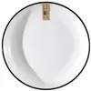 Conjunto de Pratos de Cerâmica Branca Pura Jingdezhen para Casa Pratos para Inauguração de Casa Louça Simples Conjunto de Cerâmica Tigela Prato de Arroz para Casa