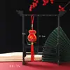 Estilo Chinês Peixe Auspicioso Decoração Pendente Festiva para o Ano Novo Tassel Bordado Sachê Em Estoque Viagens Seguras Decoração Pendente para Carro