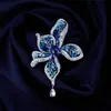 Broche de Gama Alta Transmisión en Vivo Resistente Popular para Mujer Elegante Accesorios para Abrigo Traje Broche de Flor de Ojal Personalizado