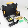 Medidor de Nível Duplo 12V Bateria de Lítio Luz Verde Infravermelho Instrumento de Marcação de 12 Linhas Instrumento de Alta Precisão Montado na Parede Dw089 Laser