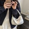 Llegada Nueva Primavera 2025 Moda Mariposa Fresca Casual Elegante Color Sólido Con Texto Bolsa para Viajar Portátil Pequeña Cuadrada
