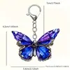 Chaveiro Pingente Exclusivo de Borboleta Estilo Elegante e Fofo Joia de Acrílico Exquisite Presente de Feriado Brincos